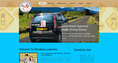 Desktop Screenshot of manaharalearners.com
